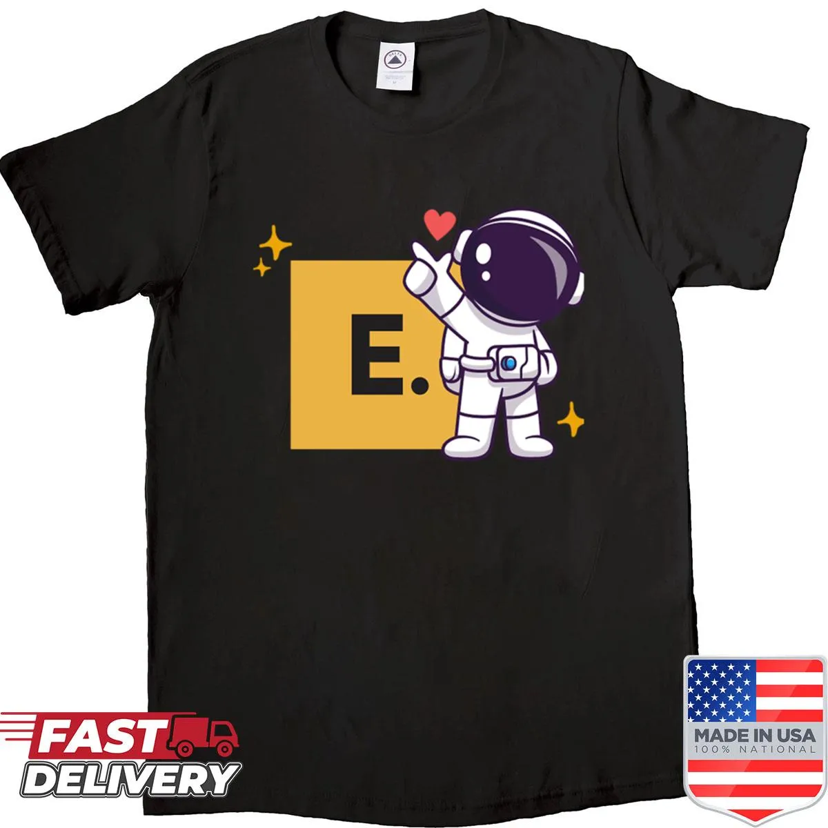 Cute shirt featuring a baby astronaut design for kids