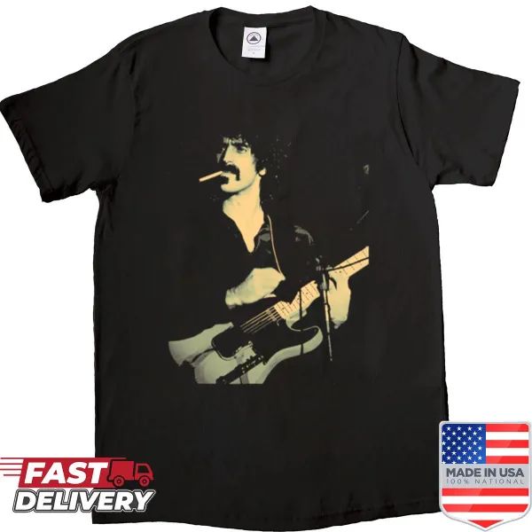 Vintage T-shirt honoring Frank Zappa and Outlaws music legacy