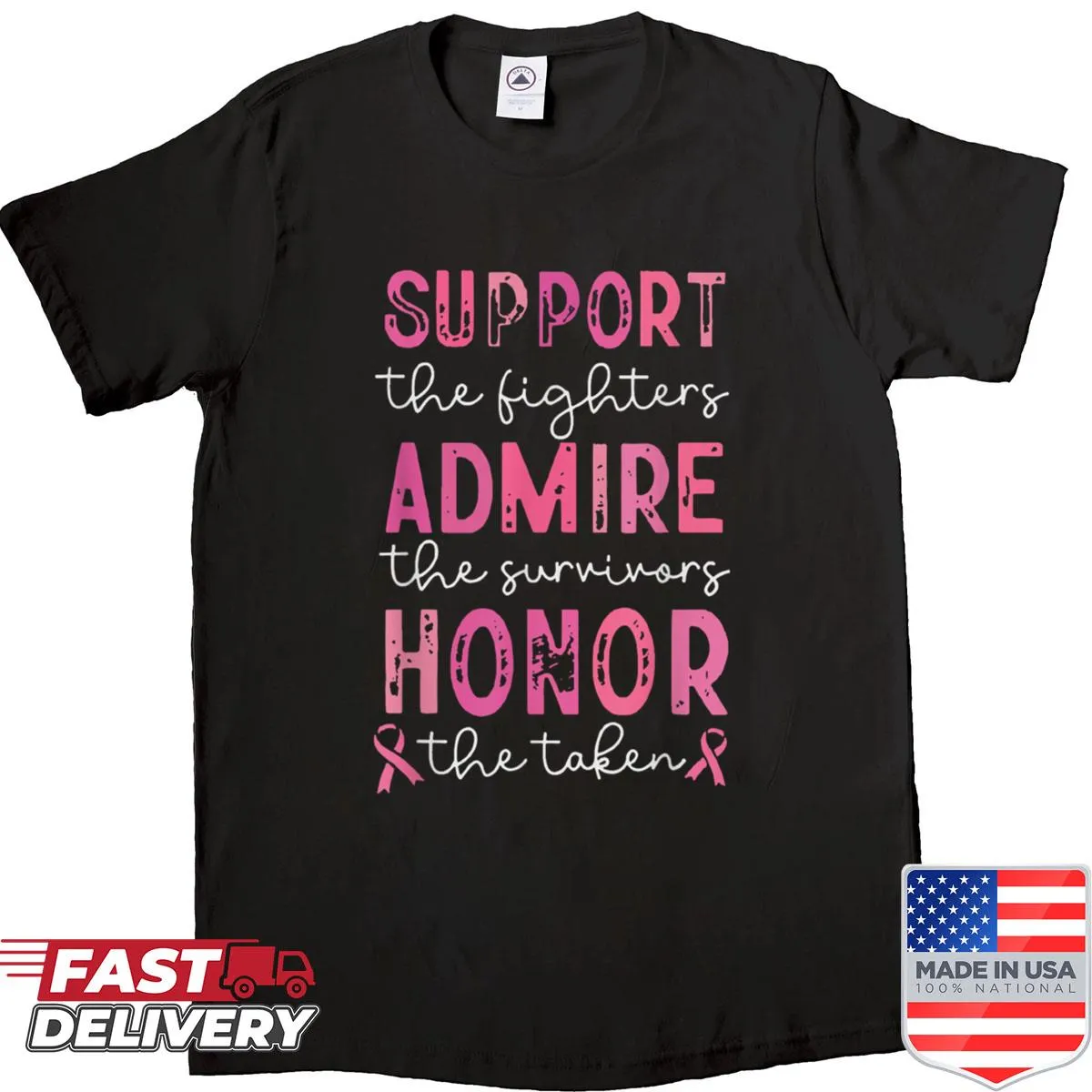 Breast cancer awareness shirt with meaningful design