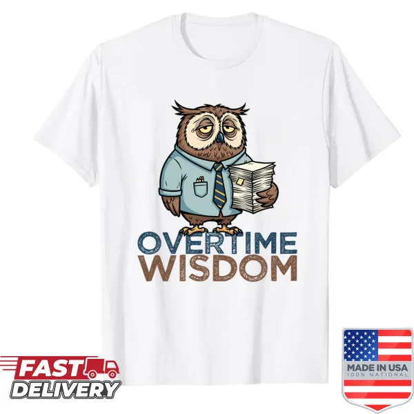 Silhouette of a burnt owl on a shirt