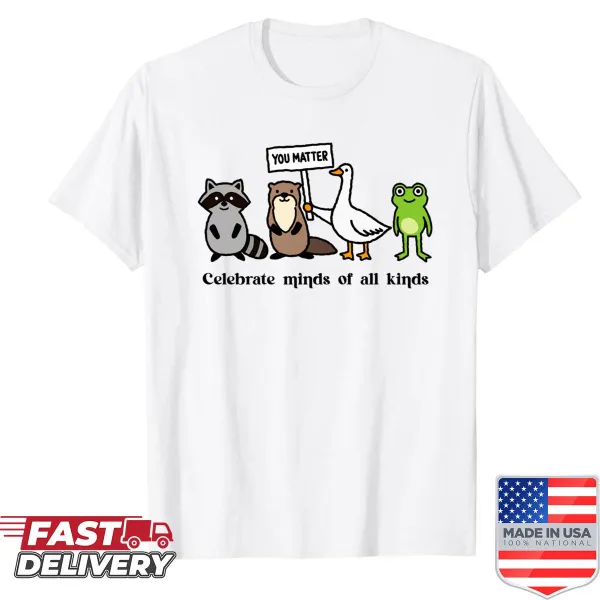 Inspirational T-shirt celebrating special education teachers and inclusivity.