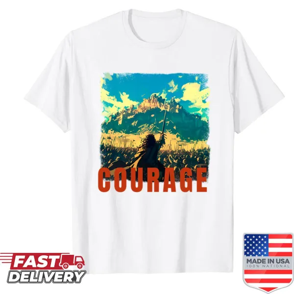 Anime warrior shirt featuring bold and inspiring artwork