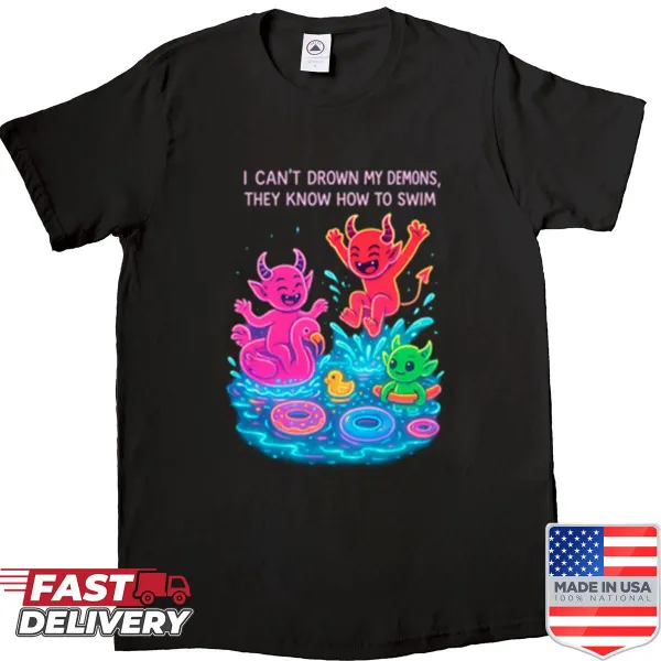 Bold Demon T-shirt featuring a striking graphic design