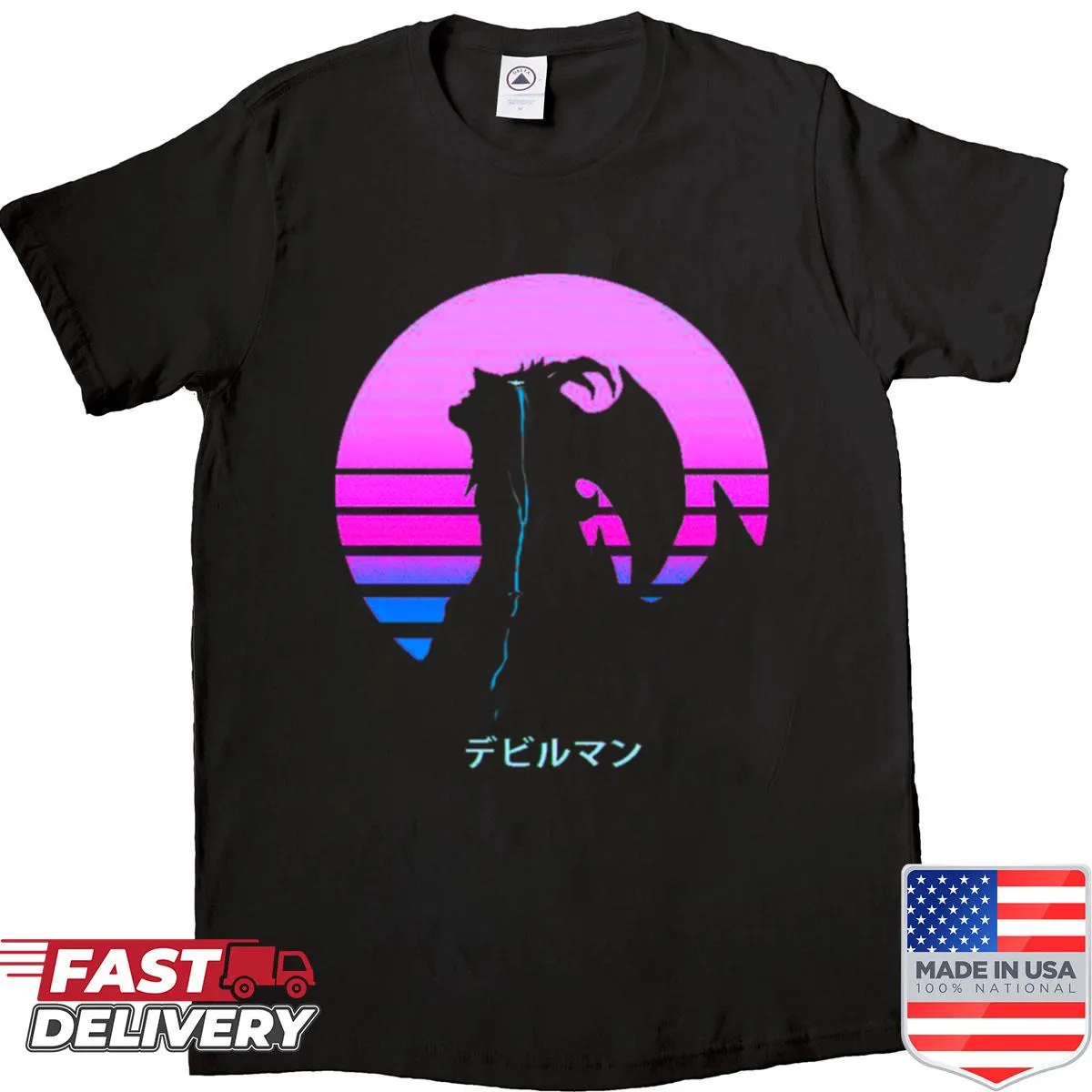 Devilman Crybaby T-shirt featuring iconic visuals from the series