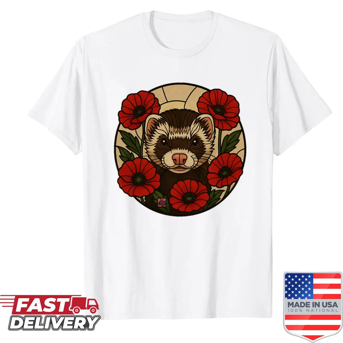Shirt featuring an artistic illustration of Draco Vitreaux
