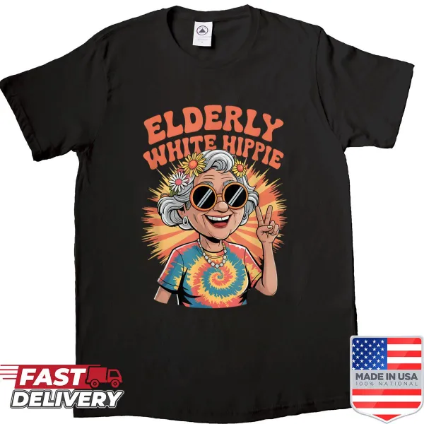Retro grandma shirt with a hippie vibe from the 60s and 70s
