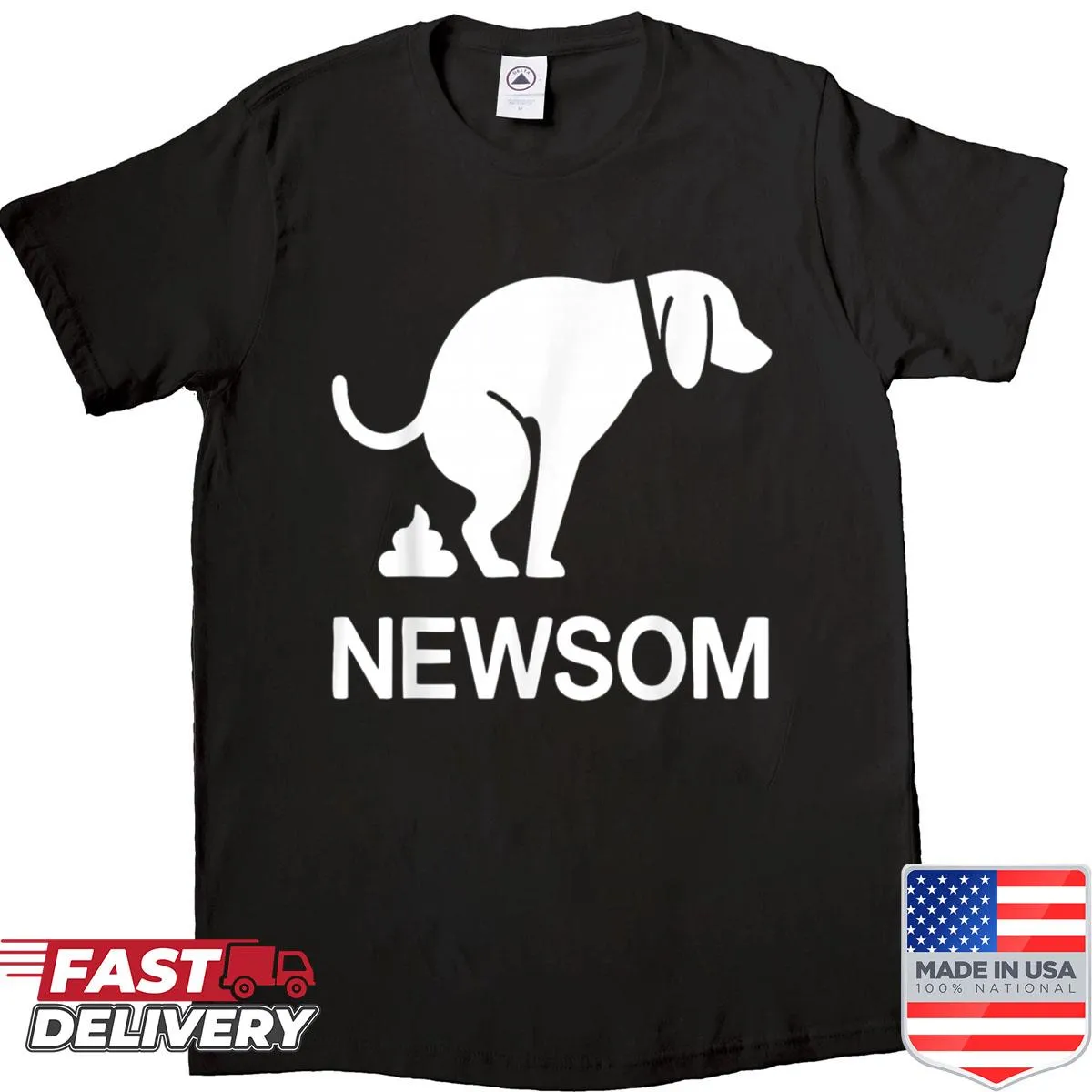 Sarcastic T-shirt with the phrase about Gavin Newsom