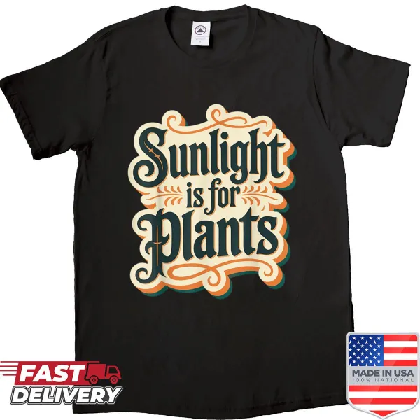 Witty gardening phrase on women's shirt