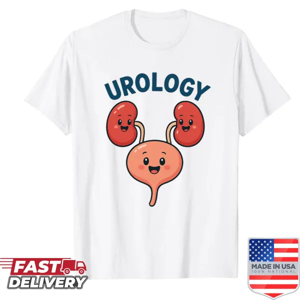 Shirt with humorous kidney design for urology lovers
