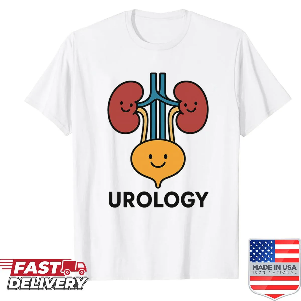 Funny shirt for urology students featuring kidney design