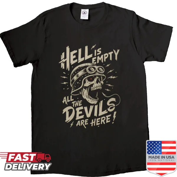 Skull soldier design t-shirt with military elements and dark themes.
