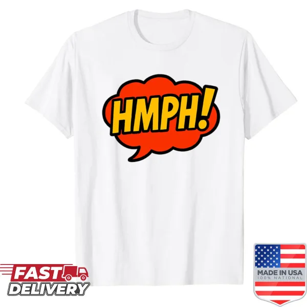 Whimsical T-shirt featuring a moody hen graphic