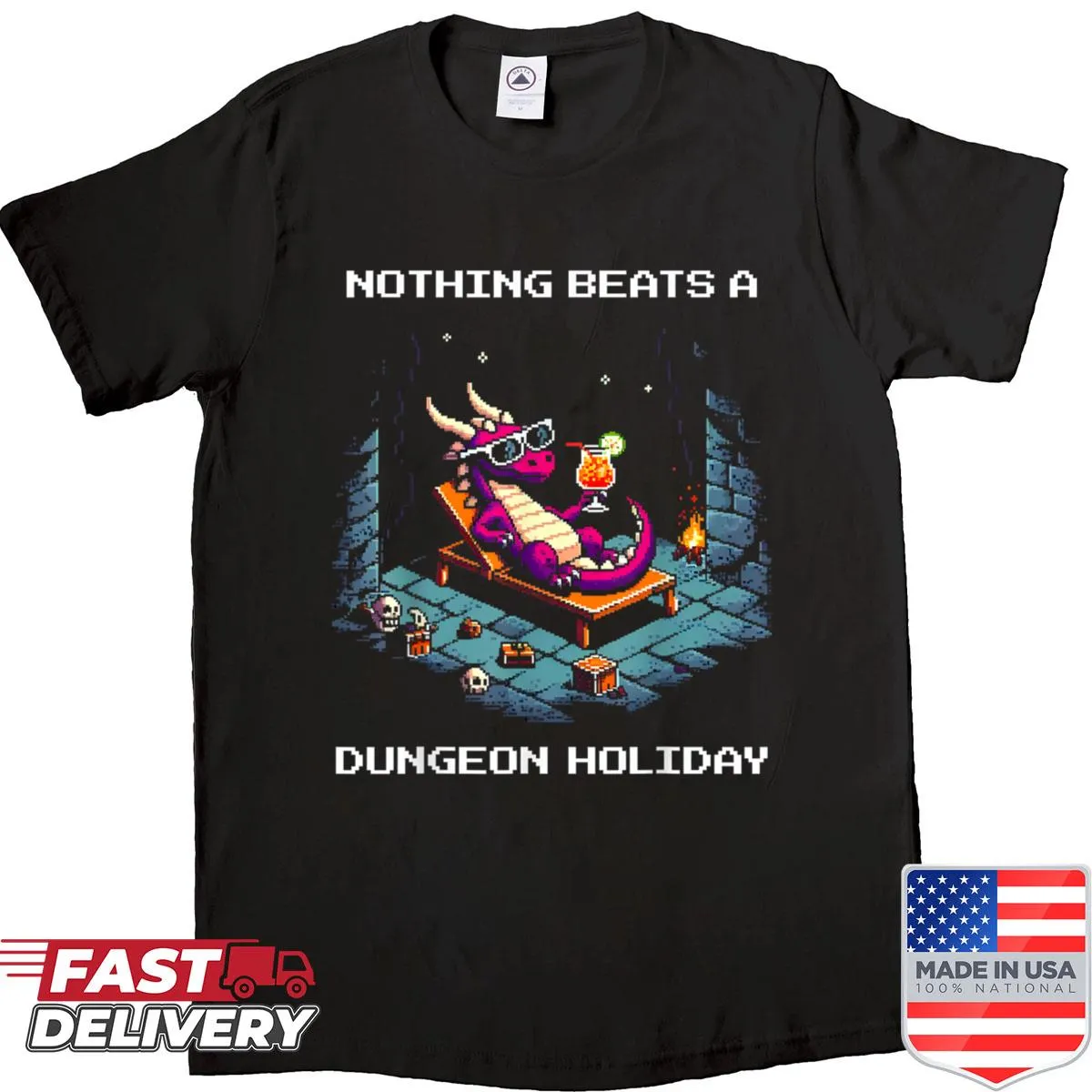 Holiday meme pixel art gamer humor shirt