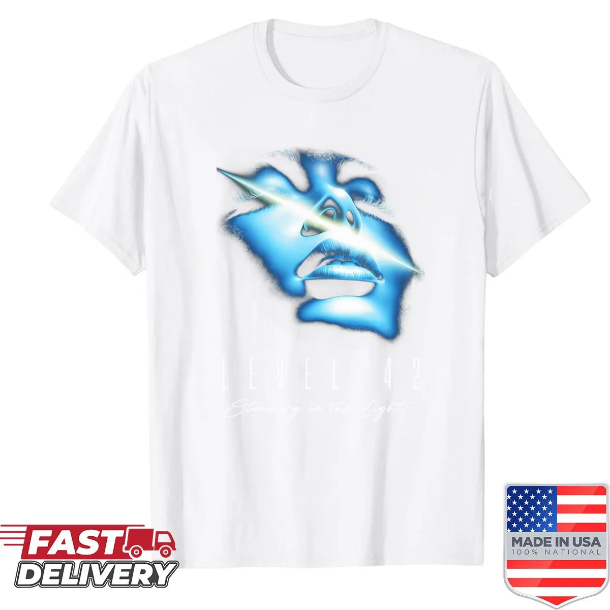 Retro 80s gaming graphic t-shirt with level design