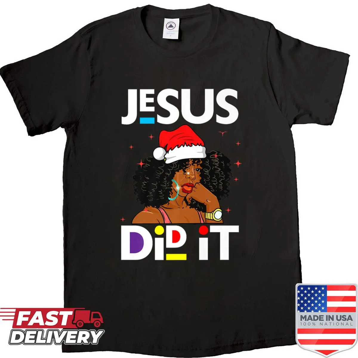 Heartfelt Christmas shirt with faith-based message