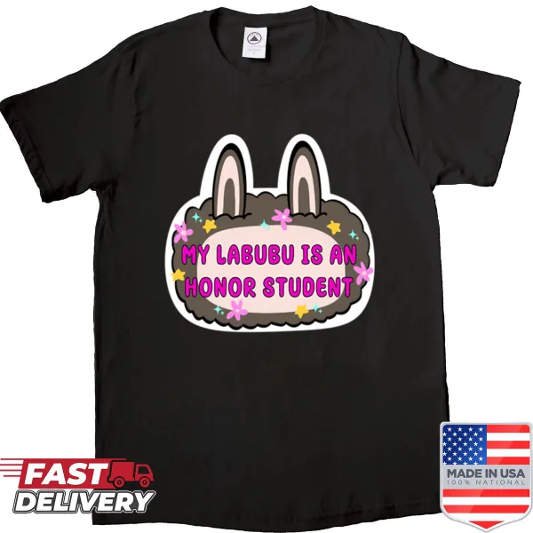 Typography shirt celebrating an honor student child