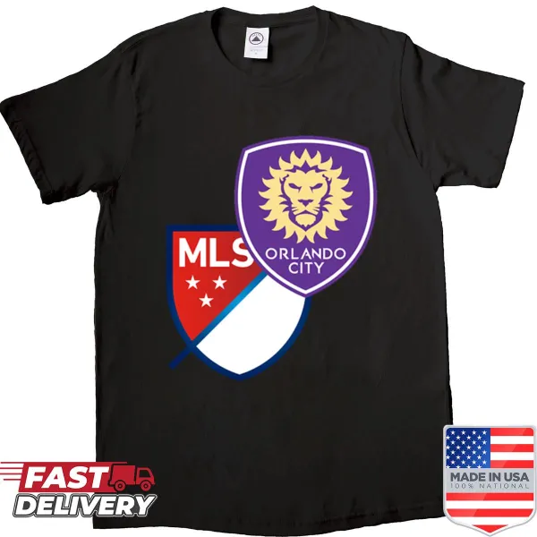 Orlando City logo on a stylish t-shirt