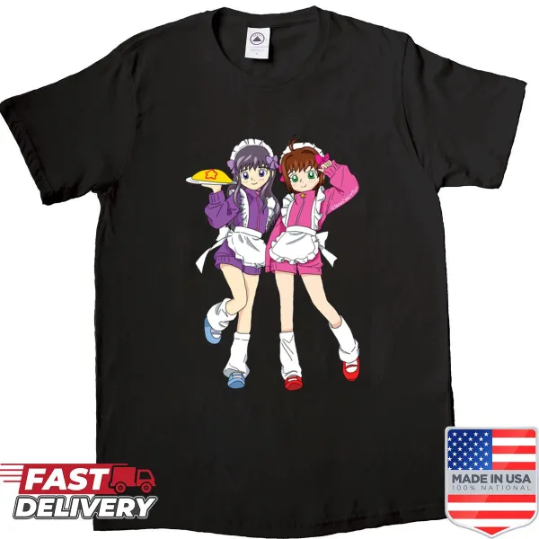Shirt featuring Sakura-chan and Tomoyo-chan in a playful design