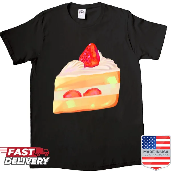 Illustrated shirt featuring a soft cake design.