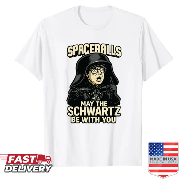 Parody design inspired by Spaceballs on a shirt
