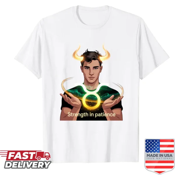 Zodiac art shirt featuring Taurus design for astrology lovers