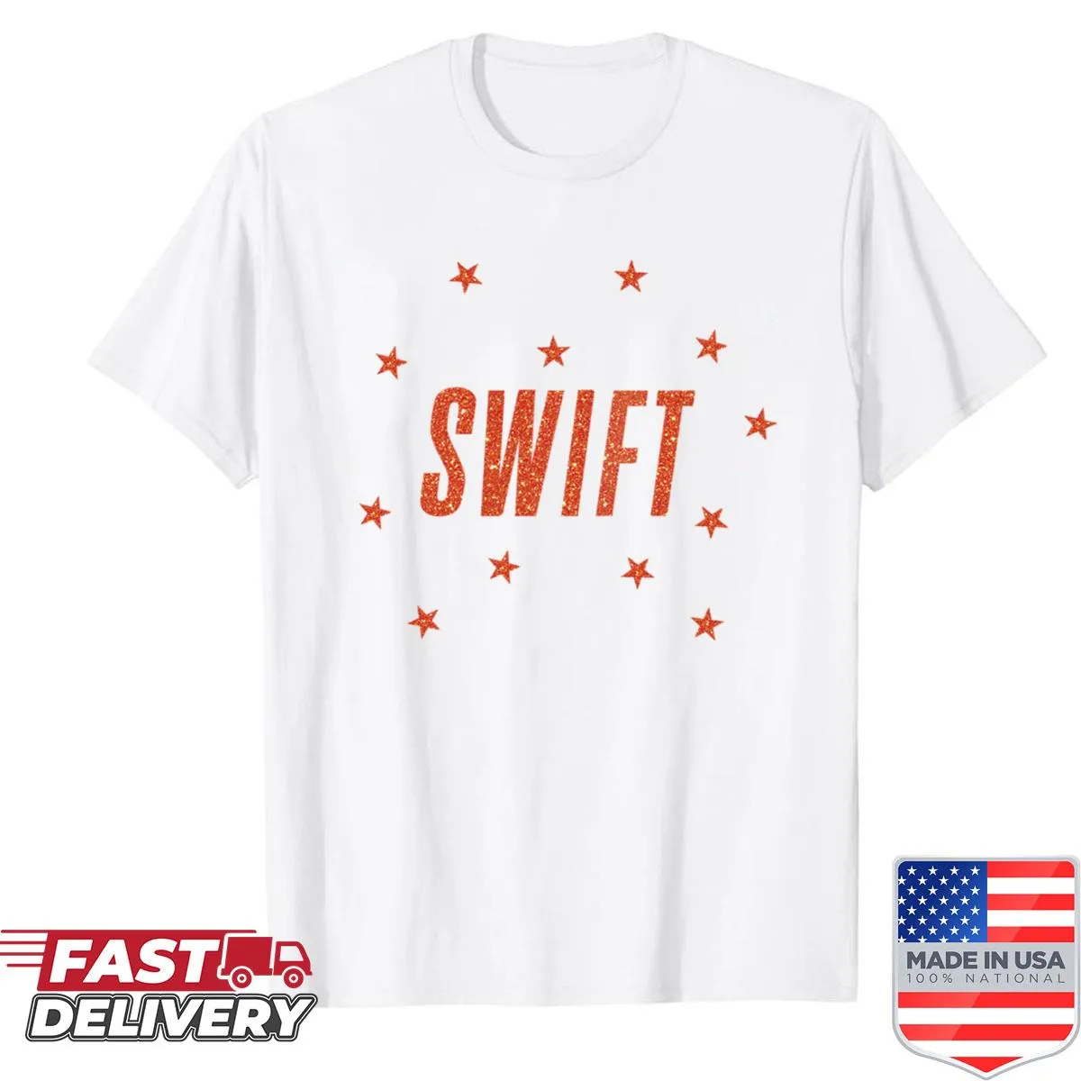 Illustrative t-shirt showcasing the life of a showgirl