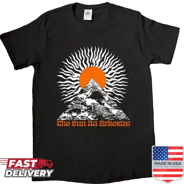 Retro T-shirt featuring Sun Ra and Arkestra design