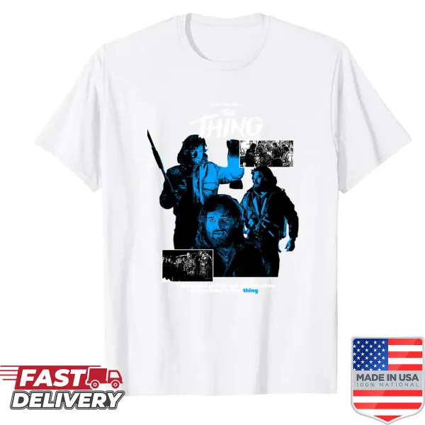 Chilling graphic from The Thing horror film shirt