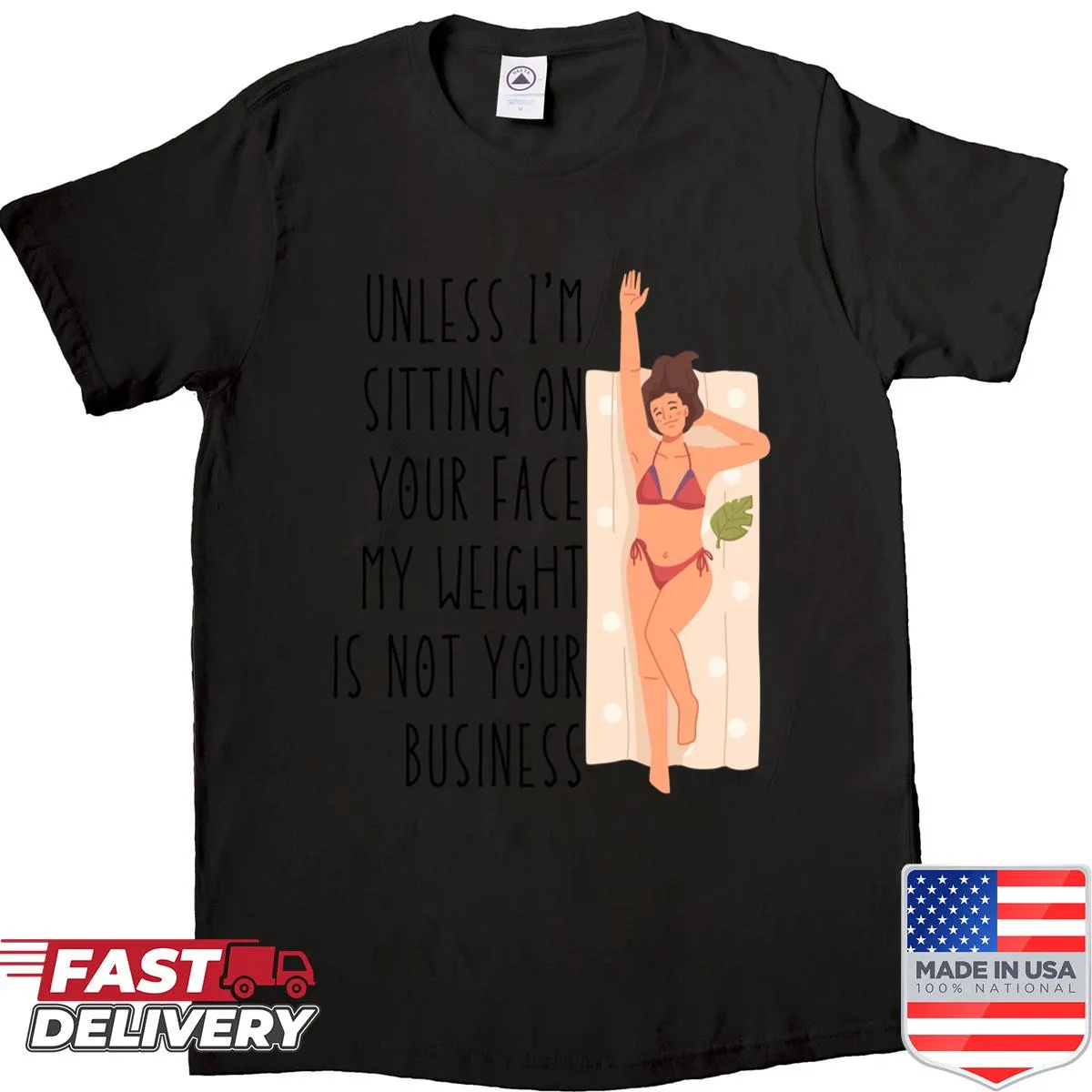 Sarcastic fun pun shirt designed for women
