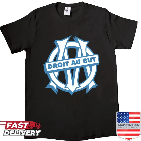 Vintage-style shirt representing Olympique Marseille