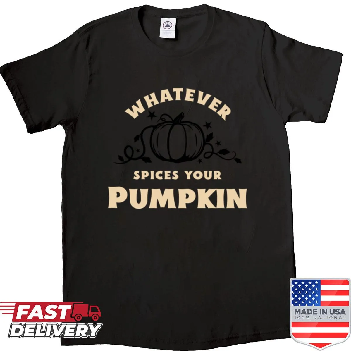 Humorous design celebrating pumpkin spice