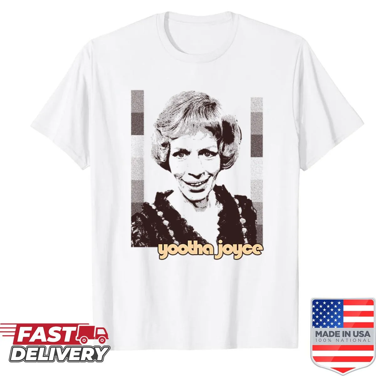 Retro T-shirt tribute to Yootha Joyce