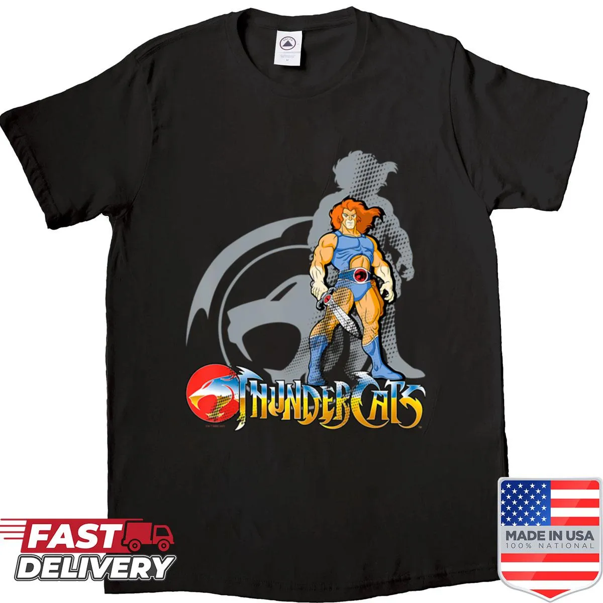 Vintage cartoon anime funny logo T-shirt
