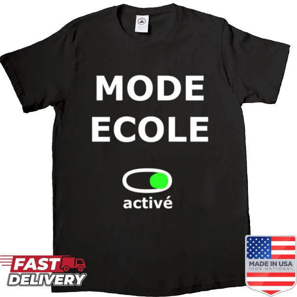 Simple back-to-school shirt for students
