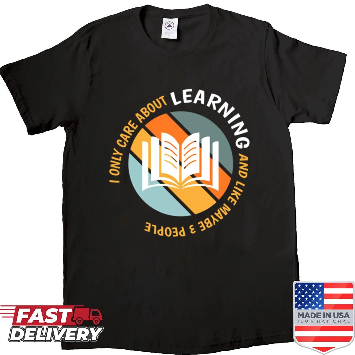 Back to school shirt with humorous text about learning priorities