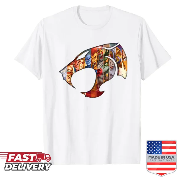 Vintage cartoon thunder anime logo shirt for anime fans