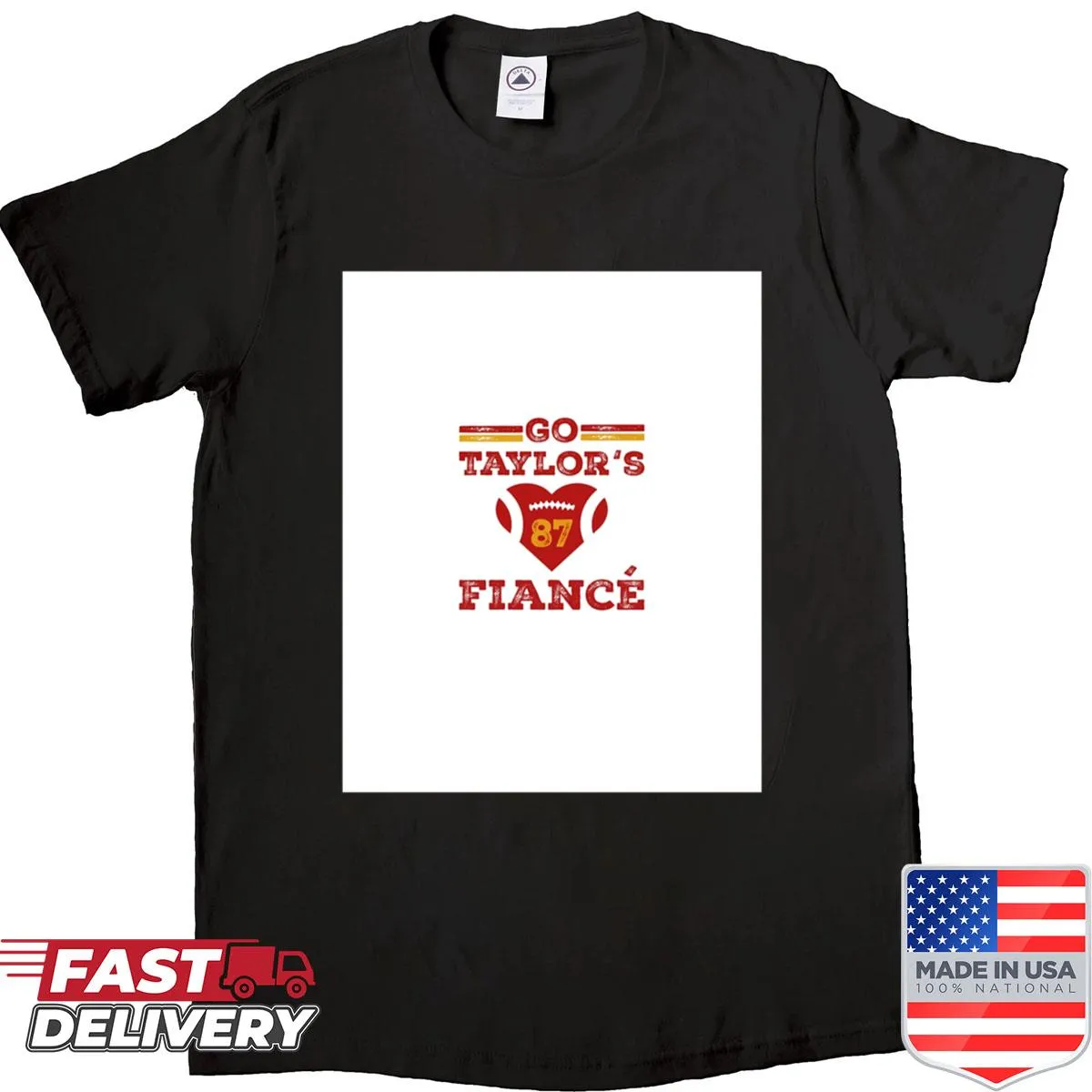 Graphic shirt celebrating football season and team spirit