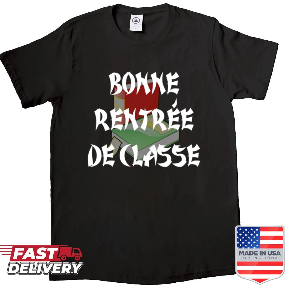 Back to school shirt featuring a positive message for students.