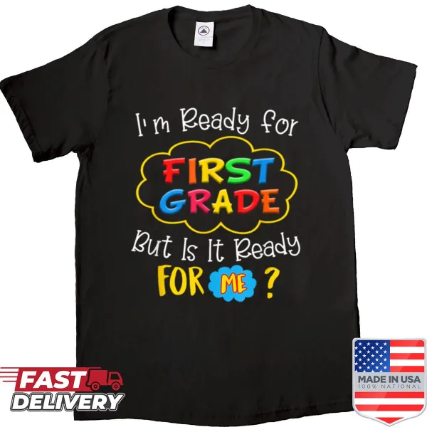 Charming back-to-school shirt with a playful message
