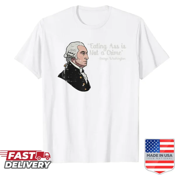 Funny shirt with political humor about eating