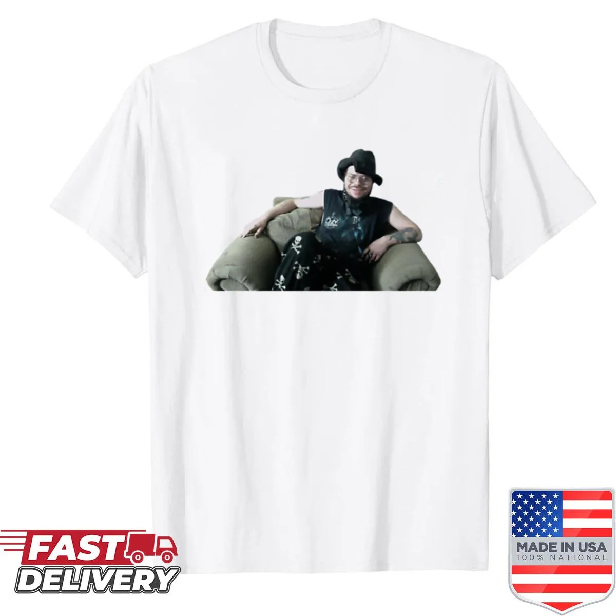 Shirt with 'Throne King Cobra Jord Twu Gothic Badboy' text