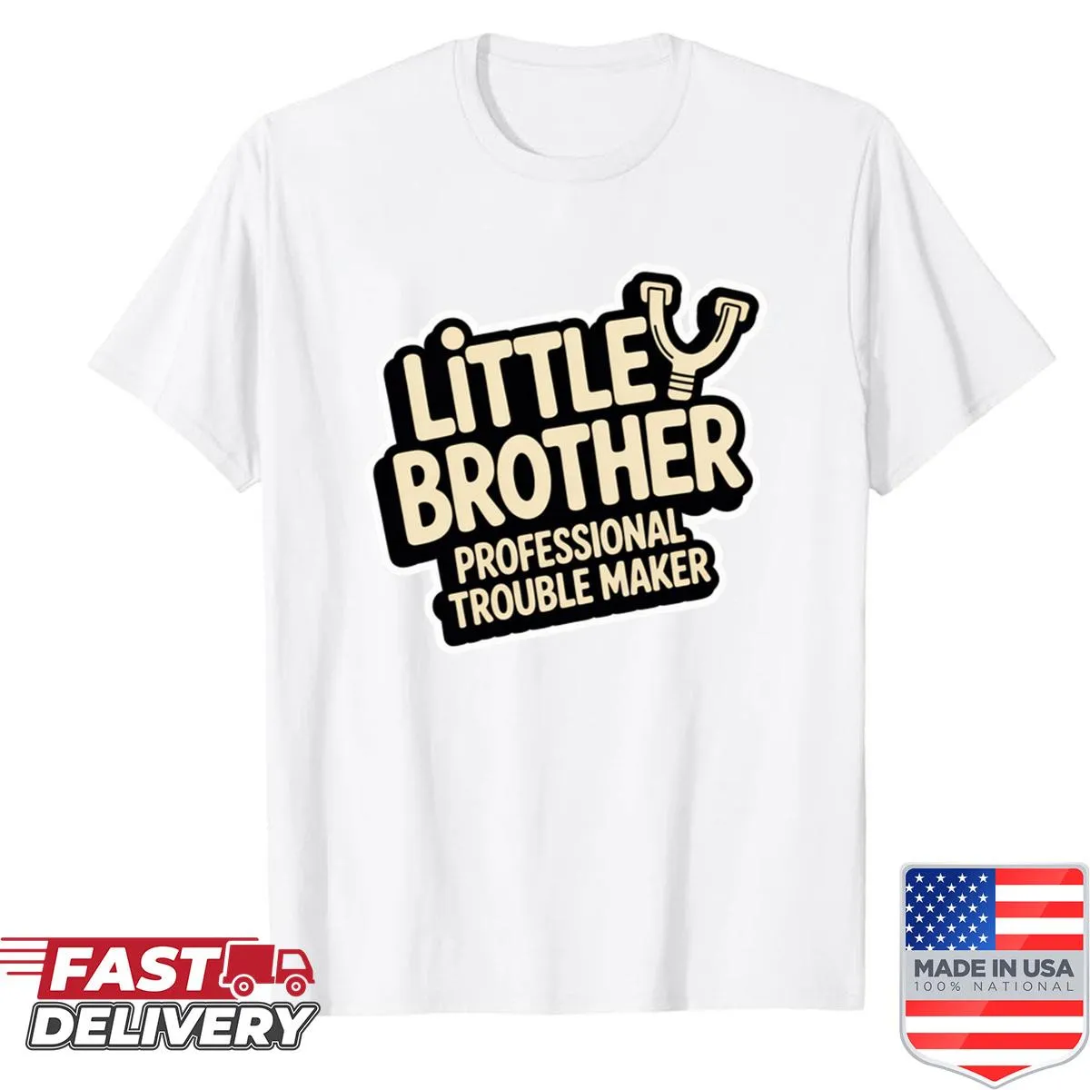 Shirt with 'Professional Trouble Maker' text