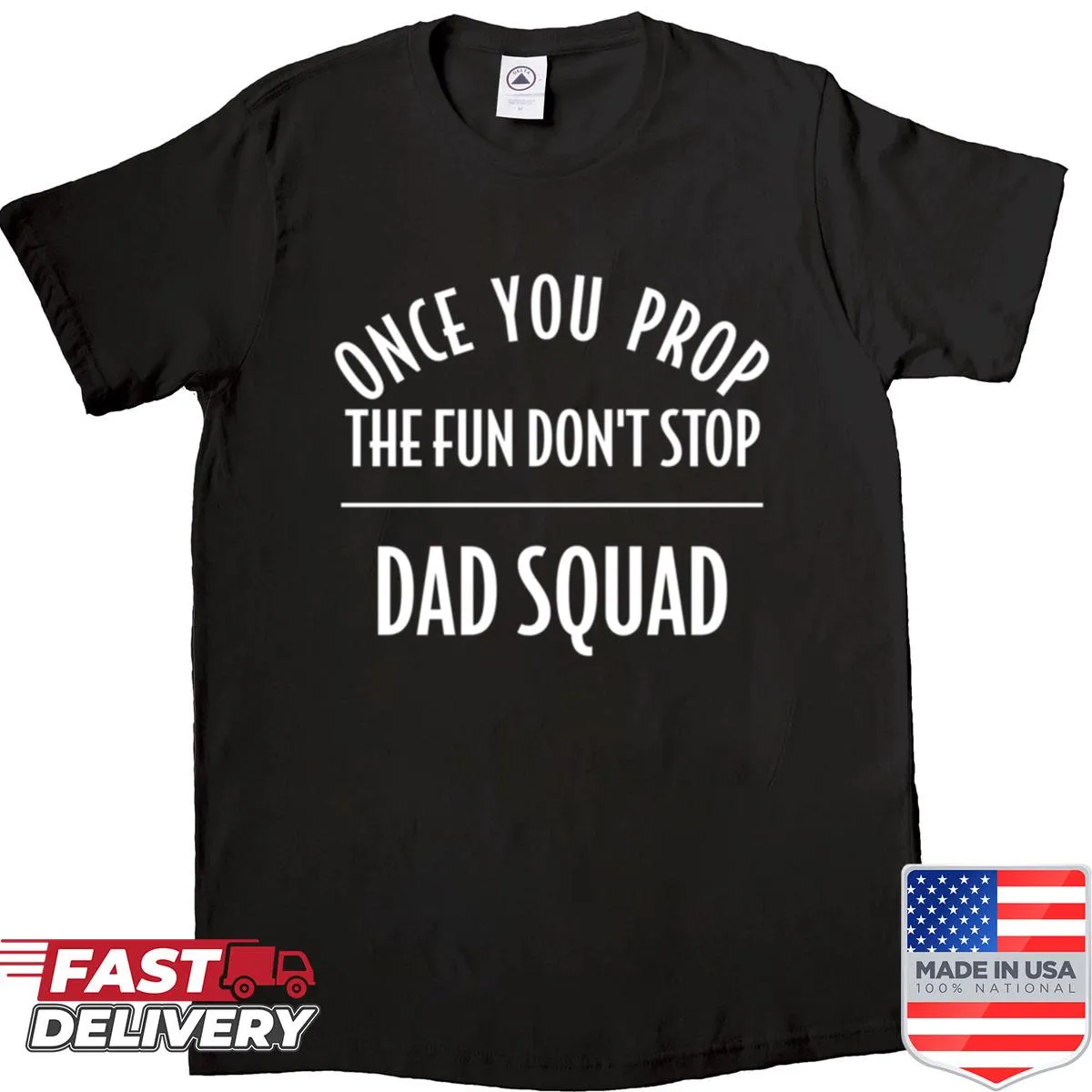 Funny oversized shirt with text about dancing and fun