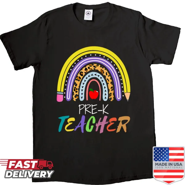 Funny rainbow shirt for Pre-k teachers