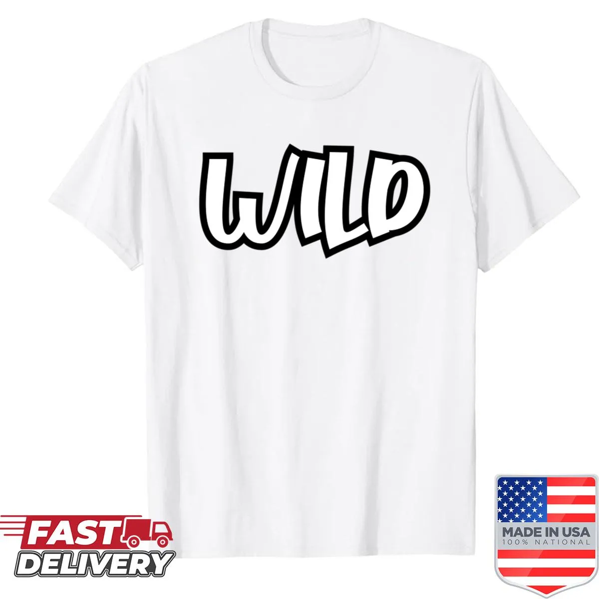 Bold typography design featuring the word 'Wildone'