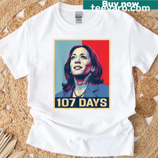 Graphic T-shirt featuring Kamala Harris 2025 and 2028 dates