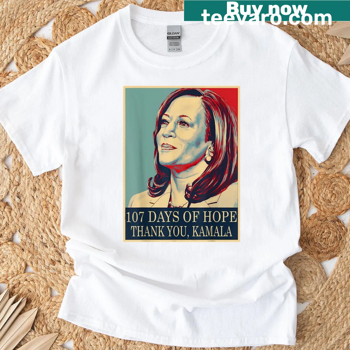 Empowering graphic T-shirt featuring Kamala Harris' impactful message — on a men's t-shirt