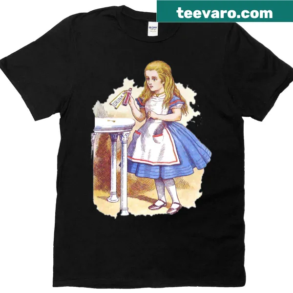 Vintage-inspired Alice In Wonderland T-shirt