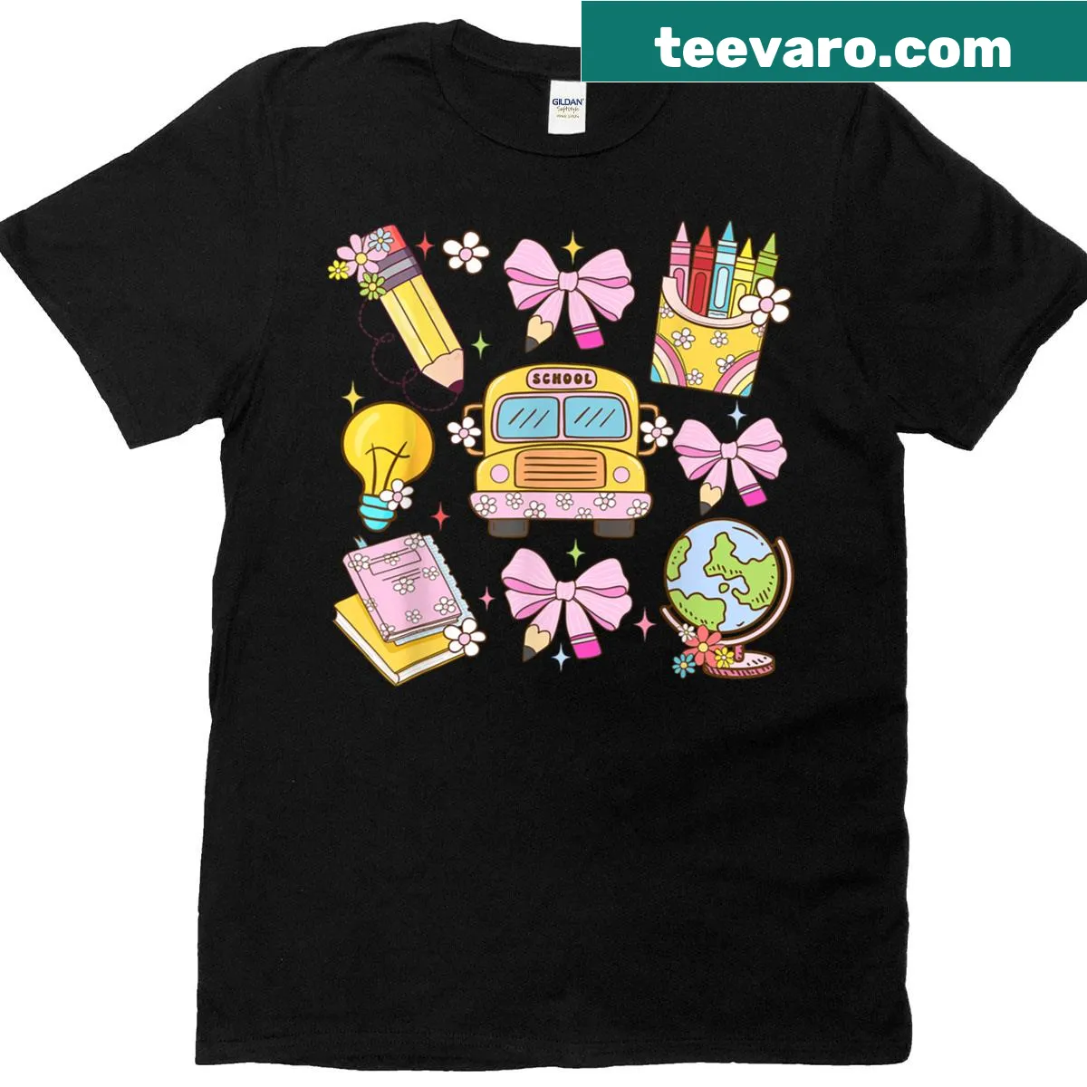 Cute first day of school t-shirt for kindergarten girls — on a men's t-shirt