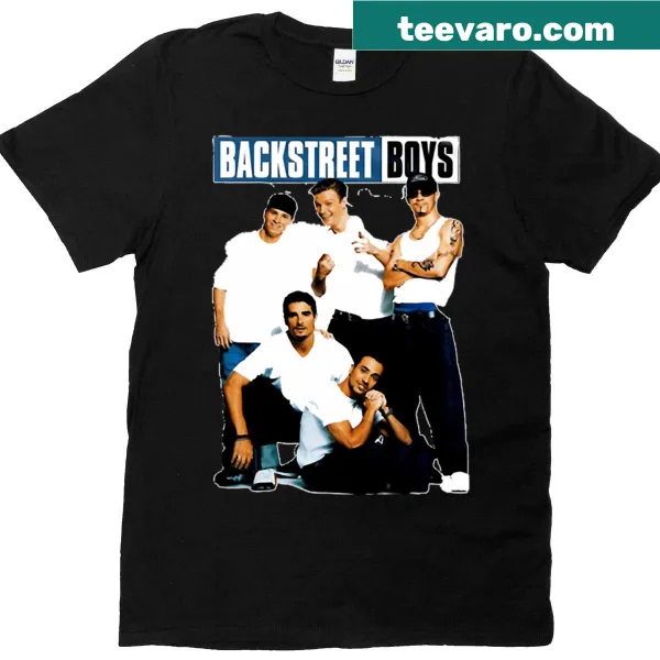 Vintage-style Backstreet Boys T-shirt with classic font